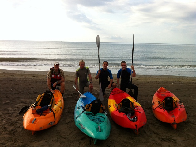 Kayaking for charity